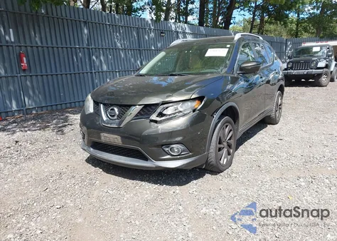2016 Nissan Rogue Sl z USA, uszkodzony, nr VIN 5N1AT2MV9GC772434